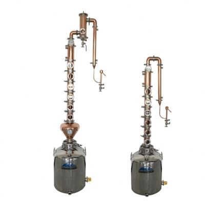 China Brandy Gin Vodka Whiskey Rum Alcohol Manufacturing Facility Spirit Copper Distillery Illegal Alcohol Still for sale