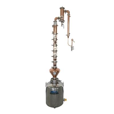 China Brandy Gin Vodka Whiskey Rum Alcohol Still Processing High Performance 2000L Pot Distillation Whiskey Distiller Copper Moonshine for sale