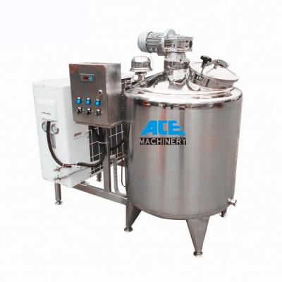 China For Milk/Cheese/Beverage/Food/Farm 5000L Stainless Steel Milk Cooling Tanks Price for sale