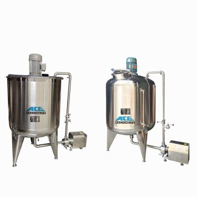 China New design stainless steel 304 50L-10,000L liquid maceration tank with mechanical agitation system for sale