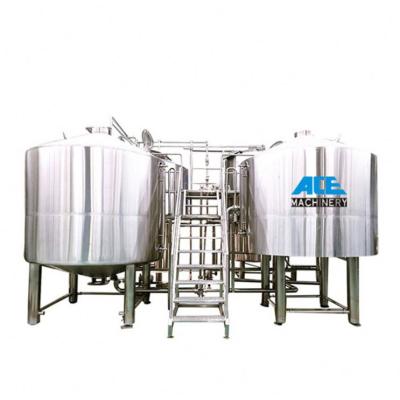 China Commercial Brewery 1000L 2000L Factory Chemical Customization Kingfisher Brewing Equipment / Beer Making System for sale