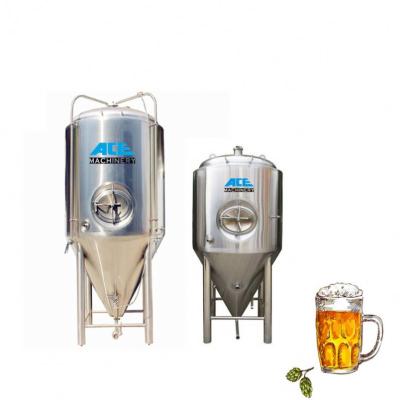 China Hotels Barato Acero Stainless. 700L 800L 900L Fermentador C Nico De Cerveja for sale