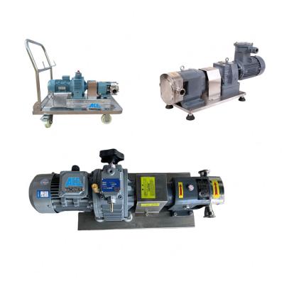 China Food and Beverage Industry Design The New Pump Water Food Grade Three-lobe Rotary Lobe Pump for sale