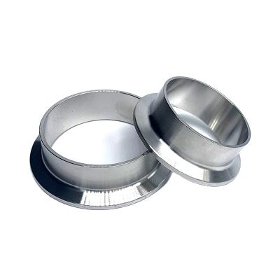 China Beer 304 Sanitary Tri Clamp 316L Stainless Steel Ferrule , Ferrule Fittings Connector Manufacturer for sale