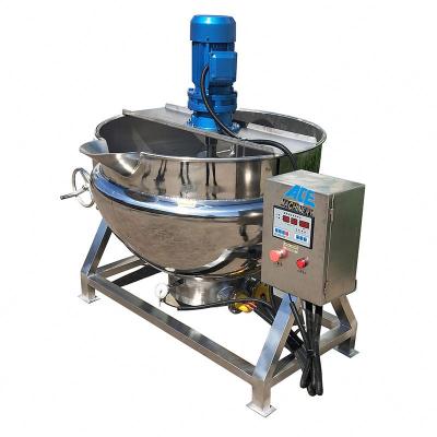 China Vegetable Processing Plant Ace Turkish Delight Jacket Kettle Sugar Melting Jacketed Kettle With Syrup Mixing Steaming for sale