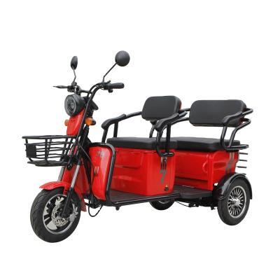 China SAIGE China 60V1000W 60V500W 3.0-10 tire tubeless elderly passenger using electric tricycle for sale