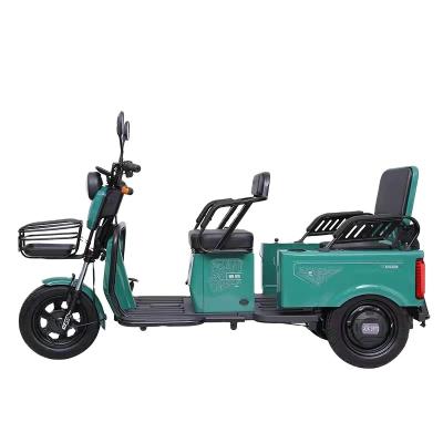 China High Quality Passenger SAIGE 800w 3 Persons 60v Remote Control Electric Tricycle for sale