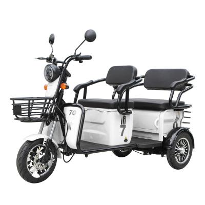 China Passenger EEC certificate electric passenger tricycle with full cover, e tricycle with 1000w motor for sale