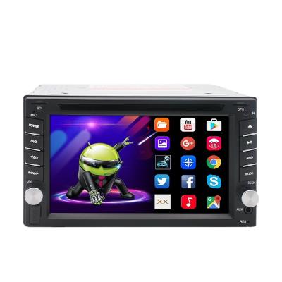 China 16G GPS Universal 6.2 Inch Touch Screen Car GPS Navigation System Multimedia Android Smart Car DVD Player for sale