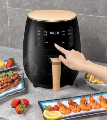 China Easy Operate Household Digital Stainless Steel Adjustable Nonstick Electric Air Fryer Thermostatically for sale