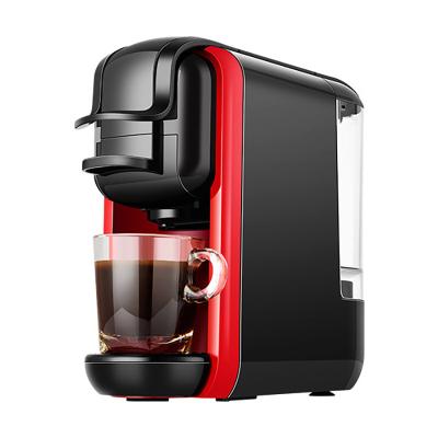 China 19 bar mini espresso small capacity black color nespresso capsule coffee plastic housing machine for office for sale