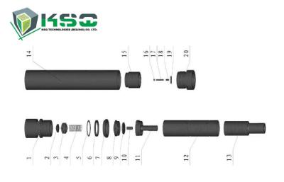 China High grade tungsten DTH110-01, Top Sub / Tungsten carbide DTH110-02 Valve Seal for sale