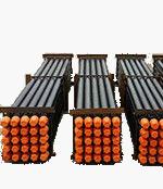 China Black DTH Drill Pipe 6000mm - 89mm Down The Hole Drilling Tools 2 3/8 API Reg for sale