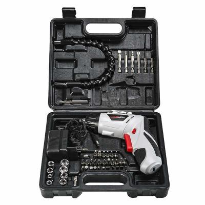 China Mini Household Electric Drill Rechargeable Shaft JST24802L Electric Screwdriver Multifunctional Set Lithium Screwdriver Gimbal for sale