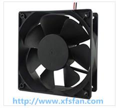 China 120*120*38mm 12V/24V/48V DC Black Plastic Brushless Cooling Fan DC12038 for sale