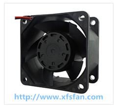 China 60*60*38mm 12V/24V DC Black Plastic Brushless Cooling Fan DC6038 for sale