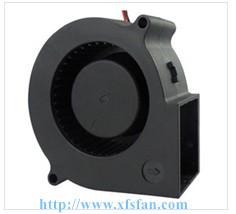 China 75*75*30mm 5V/12V/24V DC Blower DC Black Plastic Brushless Cooling Fan Blower 7530 for sale