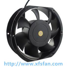 China 170*152*51 mm High Air Flow DC Axial Flow Fan for Textile Machine for sale