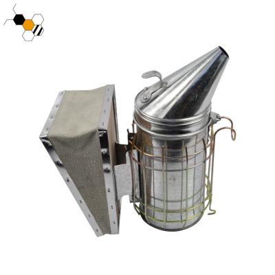 China Bee Farm Beekeeping Tools Galvanized Bee Smoker For Beekeepers for sale