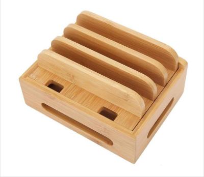 China BAMBOO Bamboo Phone Charging Station Phone Docking Station, Cell Phone Charging Stations for sale