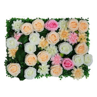 China Artificial flower for dec Customized artificial wedding decoration floral arrangement Christmas decorations artificial green wall for sale