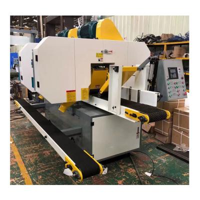 China Foshan Horizontal Factory Manufacturing Automatic CNC Wood Cutting Band Saws Machine Sawmill Production for sale