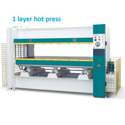 China Building material stores hpl hot press machine for woodworking for sale