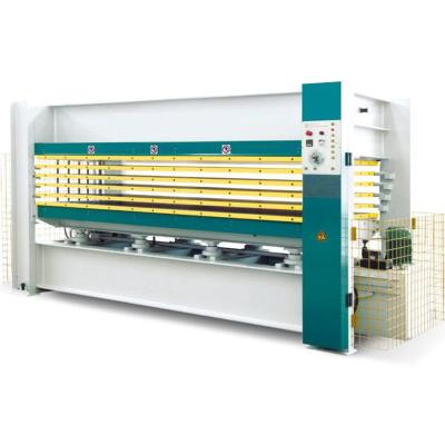 China Building Material Shops Hydraulic Hot Press Hot Press For Plywood, PVC, MDF Lamination On Doors for sale