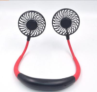 China Custom Logo Neck Fan Portable Personal Air Conditioning Fan Sports Hand Mini Cooler Fan Free for sale