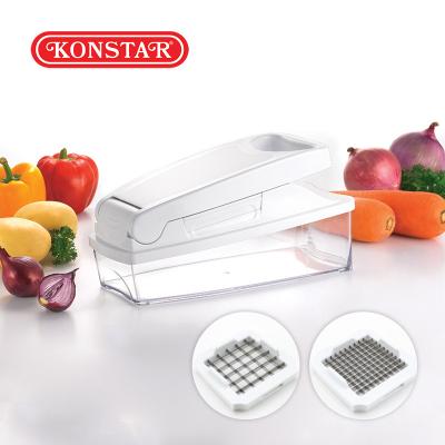 China Viable Promotional Adjustable Kitchen Bulk Order LFGB Hand Slice Tomato Dicer for sale