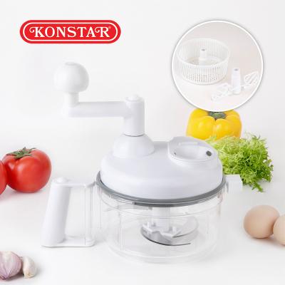 China Sustainable Latest Design Promotional ABS Manually Spiral Egg Mixer Household Steel Peeler for sale