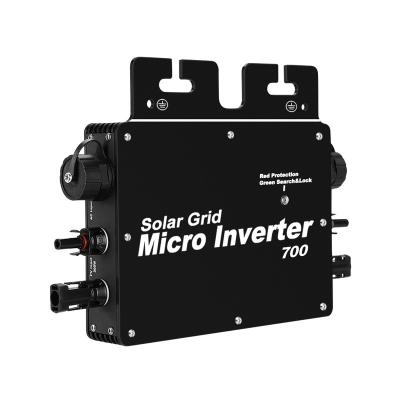 China CEI0-21 VDE0126 VDE 700W Micro inverter For On Grid Solar Energy System Micro Grid Tie Inverter Microinverter 700W 230v 310mm*200mm*38mm for sale