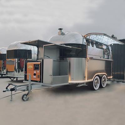 China Sulong Mobile Vegetable and Food Processing Plant Full Authorized Extension Food Cart Authorized Trailer Mobile Cart for sale