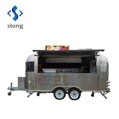 China Factory price popular street trailer mobile food supply truck from SULONG vegetable processing plant, food trailer with VIN for sale