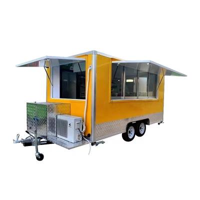 China 2021 Cannery Factory Hot Selling Airflow Fast Food Trailer USA Standard Food Trailer For Sale USA for sale