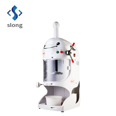 China Ice Thickness Adjust Used In Cold Cone Ice Machine Beverage Block Ice Crusher Electric Snowflake Ice Machine for sale