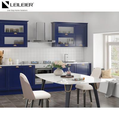 China LEILEIER 2022 custom kitchen cabinet modern furniture shaker kitchen cabinet for sale