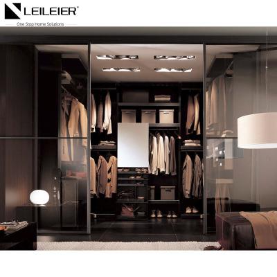 China Cheap Factory Price Mirror Cupboard Aluminium Bedroom Furniture Wardrobes Home Furniture Customer Designs Acceptable Modern 19mm for sale