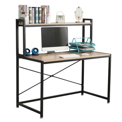 China Modern Home Office Desk with Bookshelf,  47inches Computer Table Desk PC Laptop Workstation Desk Office Furniture en venta