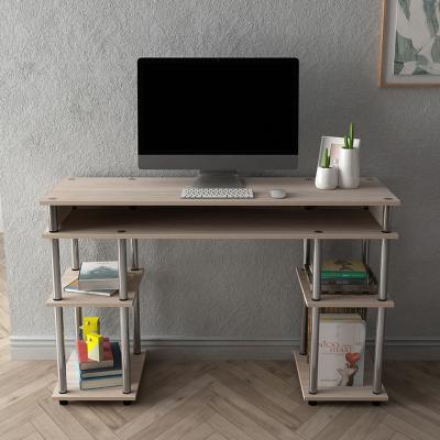 Chine Multifunctional Home Office Desk with Storage Shelves, 3 Colors/2 Size, PC  Writing Study Table Workstation New Computer desks à vendre