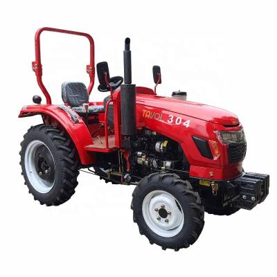 China Farm Tractor 30hp Mini Farm Flor 4wd Flat Tractors Red Color Small Rollover Protection Devices For Sale for sale