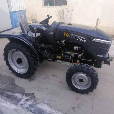 China Farms Tavol Brand 4x4 Compact Tractors 25hp Diesel Engine Strong Power Mini Tractors for sale