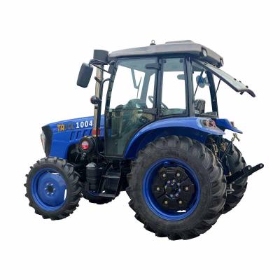 China Farm tractors 1004 4x4 100hp diesel farm tractor for sale cheap with cabin for sale