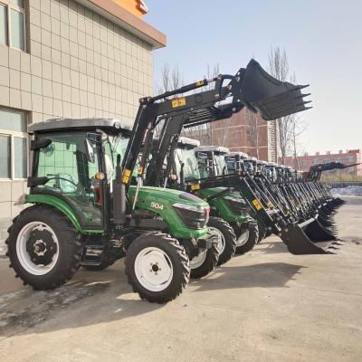 China Cheap new farms farm tractors with front end loader china farm tractors machines hot sales for sale