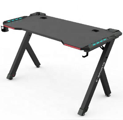 China (Size) Latest Design LED Gaming Table PC Computer Game Desk Adjustable Sports Style for sale