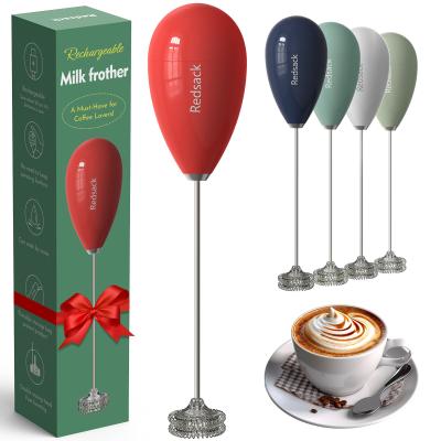 China Suction Cup Wall Mount Electric Milk Frother Uses Safe Lithium Battery for sale