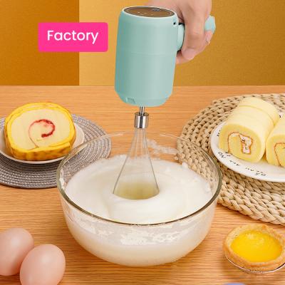 China 20W Colorful Stainless Steel Egg Beater With 3 Speed Adjustment for sale