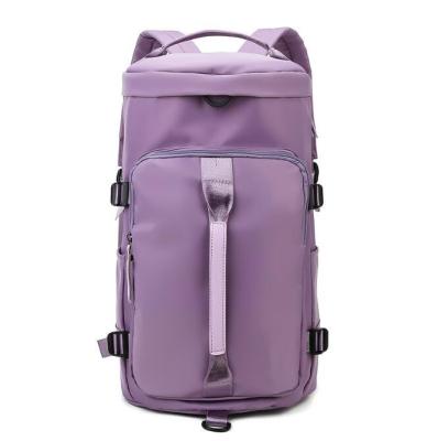 China Multifunctional Separationwater Gym Backpack Travel Fashion Dry And Wet Resistant Duffel Bag With Shoes Compartment for sale