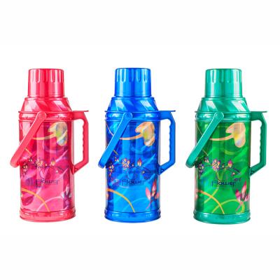 China Sustainable 3.2L Modern Pink Plastic Vacuum Thermos Flask And Inner Thermos Glass for sale