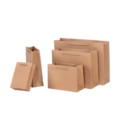 China Recyclable Customized Food Carry Kraft Paper Storage Bags Takeaway Shopping Packaging Restaurant Cafe for sale